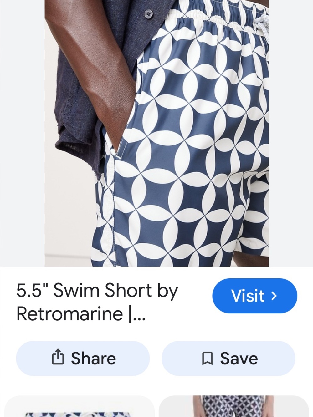 5.5" SWIM SHORT BY RETROMARINE for Men
